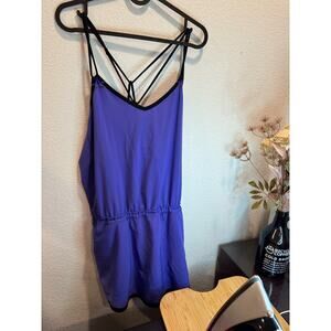 Lululemon Indigo‎ /Blue romper back open size 10